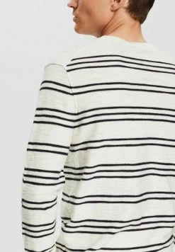 Esprit Herren MIT STREIFENMUSTER - Strickpullover - Off White -Esprit Verkäufe 2024 0025eccae28347cca8e64d771f9d2ec1