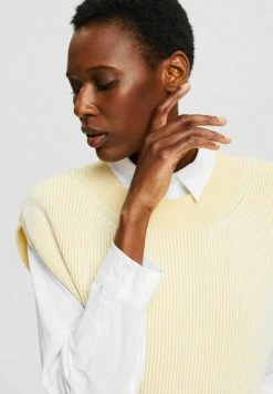 Esprit Damen LOOSE - T-Shirt Print - Dusty Yellow -Esprit Verkäufe 2024 00c81a1c49d64d2bae2027164f7d6f03