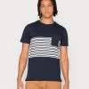 Esprit Herren SLUB - T-Shirt Print - Navy -Esprit Verkäufe 2024 0200f62a9cf84651ba26d4f78055f543