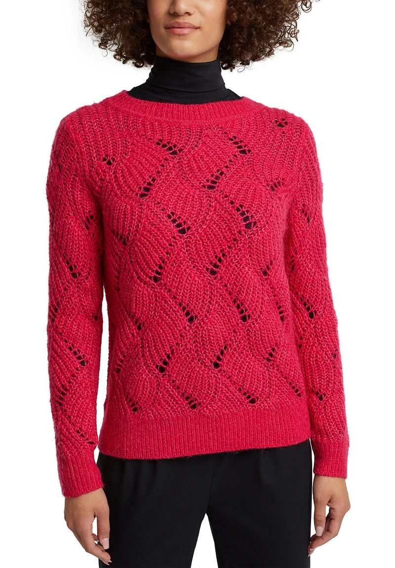 Esprit Damen Strickpullover - Pink Fuchsia 6 Esprit Damen Strickpullover - Pink Fuchsia – Bild 4