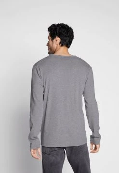 Esprit Herren Langarmshirt - Medium Grey