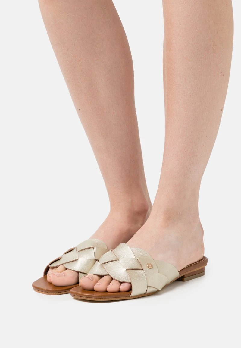 Esprit Damen FINJA LOOPS - Pantolette Flach - Gold 3 Esprit Damen FINJA LOOPS - Pantolette Flach - Gold