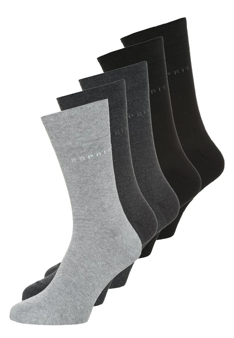 Esprit Herren SOLID-MIX 5-PACK SUSTAINABLE COTTON-MIX - Socken - Black 3 Esprit Herren SOLID-MIX 5-PACK SUSTAINABLE COTTON-MIX - Socken - Black