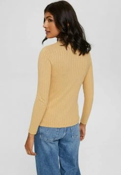 Esprit Damen Langarmshirt - Khaki Beige -Esprit Verkäufe 2024 03bd447b2a974851afb751947da4bead