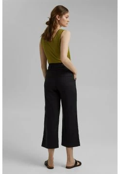 Esprit Damen PANT WIDE LEG - Stoffhose - Black -Esprit Verkäufe 2024 04123dc0c7a94fd5ade506589f2b2bf1