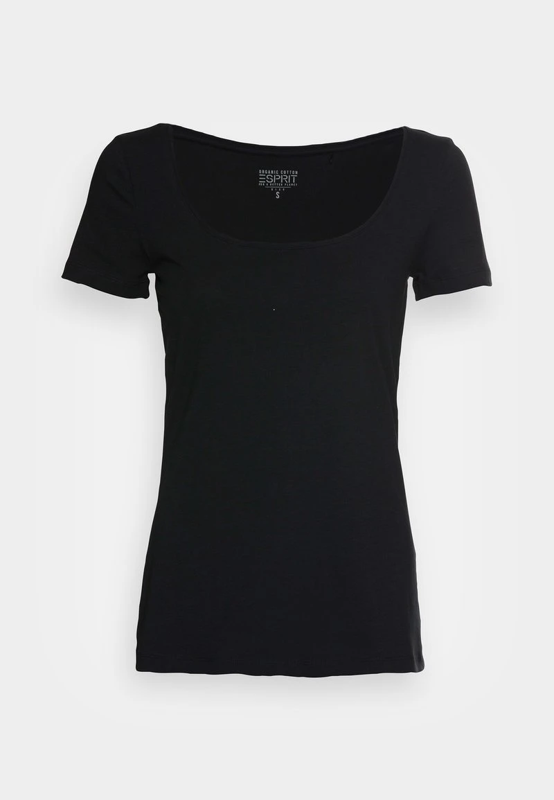 Esprit Damen T-Shirt Basic - Black 3 Esprit Damen T-Shirt Basic - Black