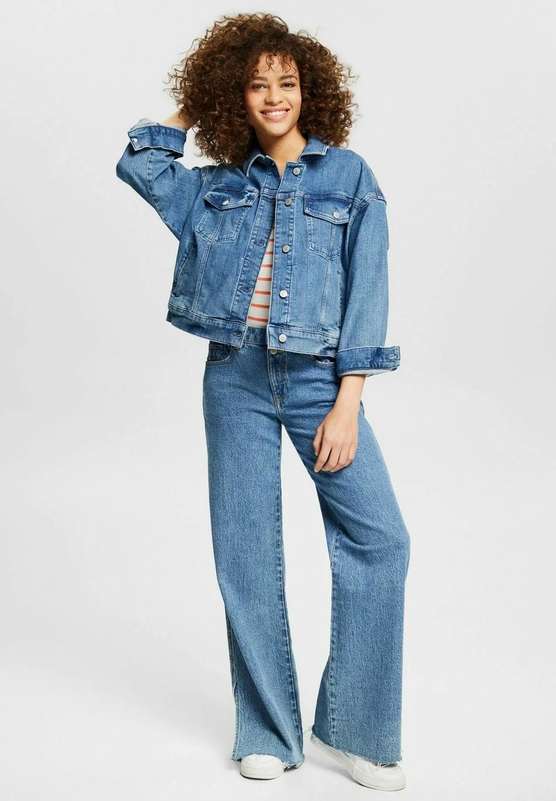 Esprit Jeansjacke - Blue Medium Washed | Damen 4 Esprit Jeansjacke - Blue Medium Washed | Damen – Bild 2