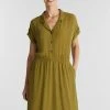 Esprit Damen Blusenkleid - Olive -Esprit Verkäufe 2024 064ccd66bdfc416c974c54961e317cf1