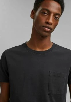 Esprit T-Shirt Basic - Black | Herren -Esprit Verkäufe 2024 068d1c2c2f424f06a8f71cf1e7667570