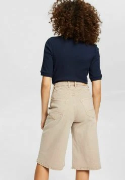 Esprit MIT STRETCH - Jeans Shorts - Light Taupe | Damen -Esprit Verkäufe 2024 06a67cd74dd944338ccb574622e417c5