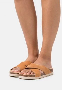 Esprit MARIT - Pantolette Flach - Caramel | Damen