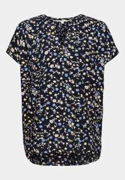 Esprit Damen AOP - Bluse - Navy -Esprit Verkäufe 2024 08159fca1d3e4316bf952e202066aadd
