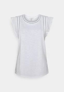 Esprit TEE LADDER - T-Shirt Print - White | Damen