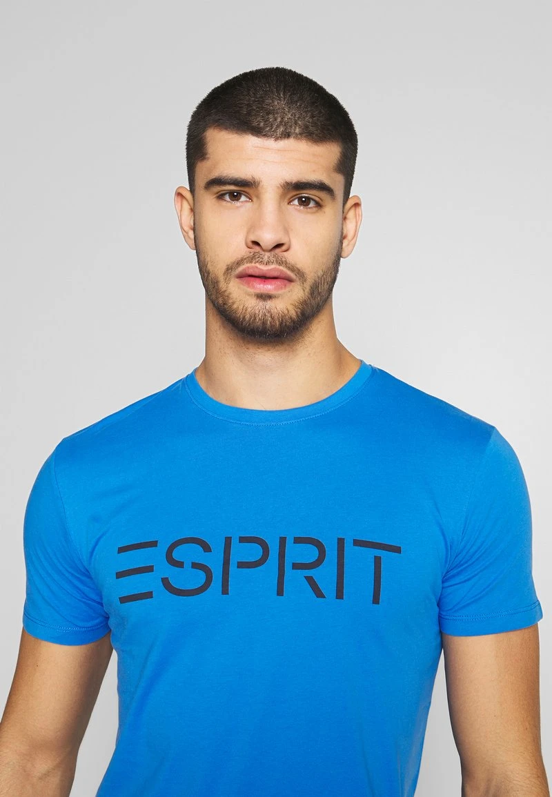 Esprit Herren LOGO - T-Shirt Print - Bright Blue 6 Esprit Herren LOGO - T-Shirt Print - Bright Blue – Bild 4