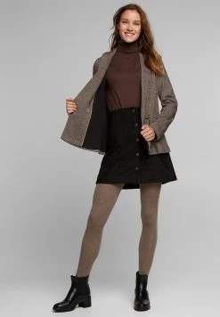 Esprit Damen Strumpfhose - Dark Brown