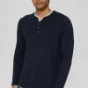 Esprit Langarmshirt - Navy | Herren