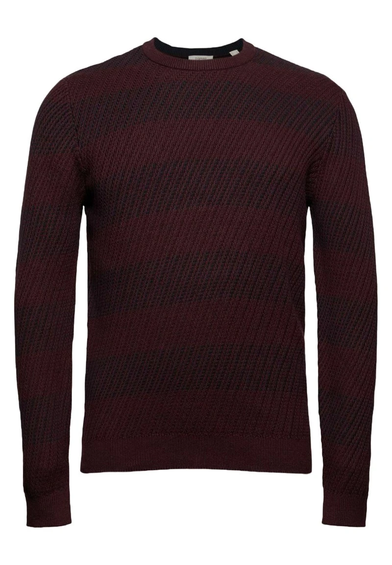 Esprit Herren Strickpullover - Bordeaux Red 8 Esprit Herren Strickpullover - Bordeaux Red – Bild 6