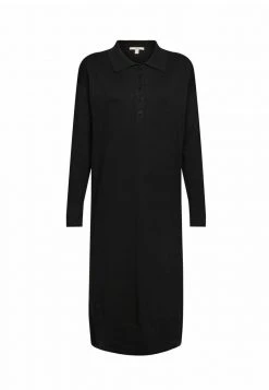 Esprit Damen FLAT - Strickkleid - Black -Esprit Verkäufe 2024 0af0345811c34343b22499dabb3f3b30
