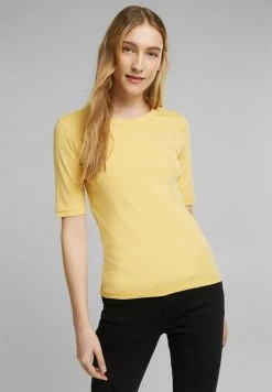 Esprit Damen T-Shirt Basic - Sunflower Yellow