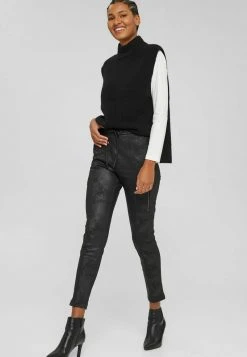 Esprit Damen Lederhose - Black -Esprit Verkäufe 2024 0ccaafaa62f1474e860f1e7759be7f7c