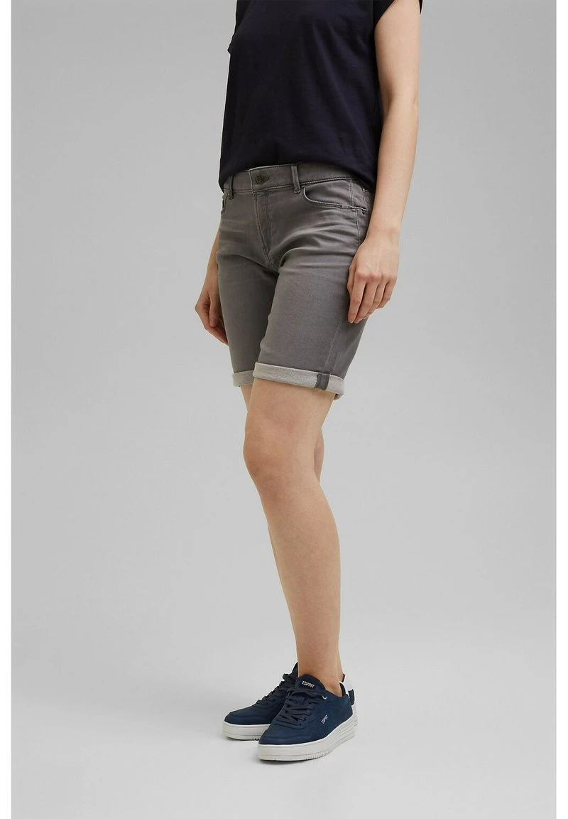 Esprit Jeans Shorts - Grey Medium Washed | Damen 6 Esprit Jeans Shorts - Grey Medium Washed | Damen – Bild 4