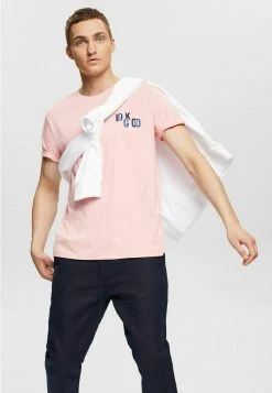 Esprit Herren T-Shirt Print - Light Pink -Esprit Verkäufe 2024 0d8f1098cb35452b8aa84772a385a63e