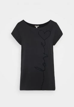 Esprit Damen CORE COO - T-Shirt Print - Black