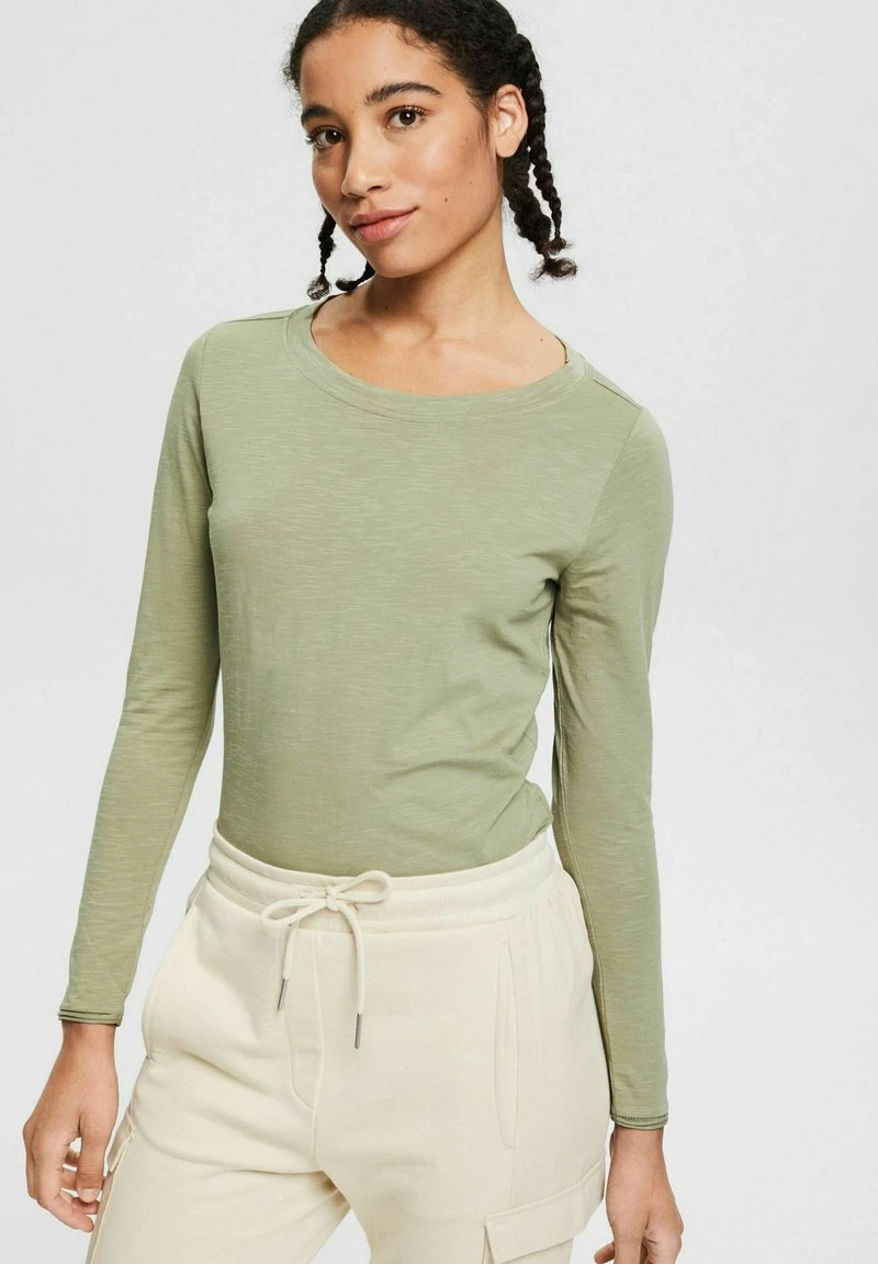 Esprit Langarmshirt - Light Khaki | Damen 3 Esprit Langarmshirt - Light Khaki | Damen