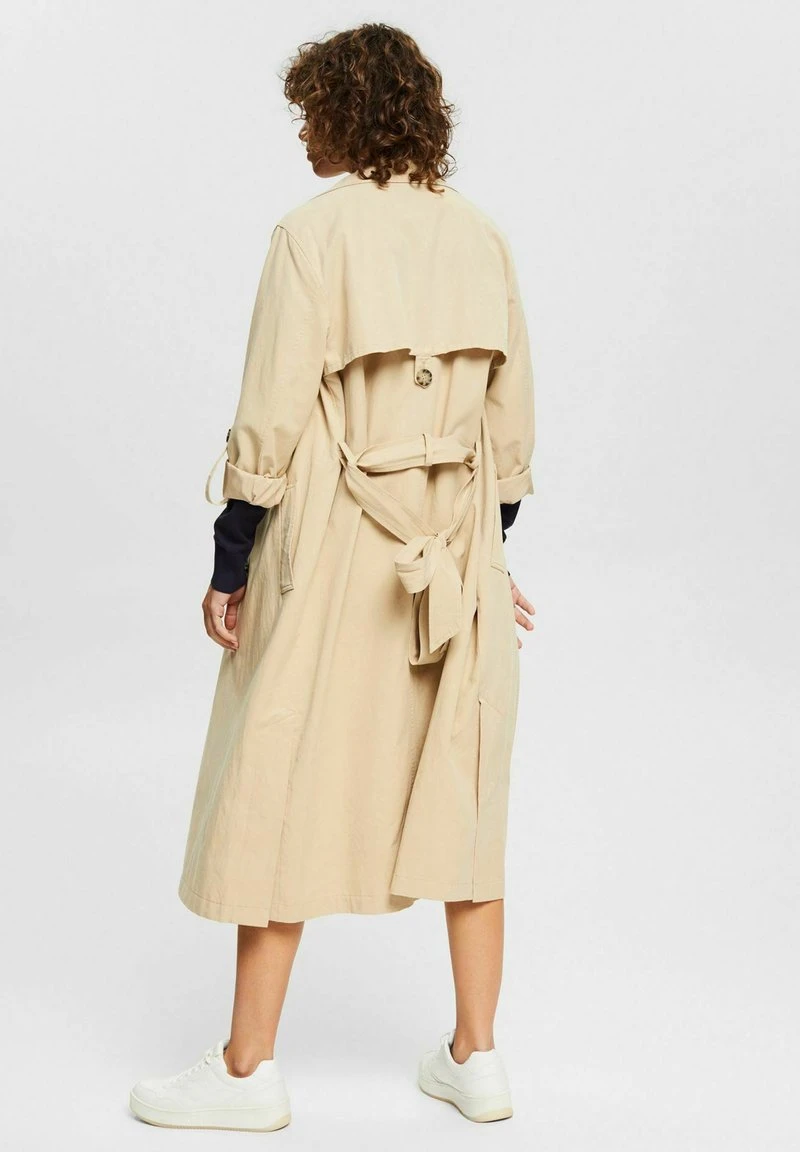 Esprit Damen MIT BINDEGÜRTEL - Trenchcoat - Sand 5 Esprit Damen MIT BINDEGÜRTEL - Trenchcoat - Sand – Bild 3