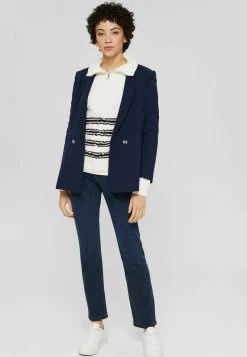 Esprit Damen MEDIUM RISE STRAIGHT - Jeans Straight Leg - Blue Black -Esprit Verkäufe 2024 0f0fdad7ac3942fc9c5d80181d27e43a