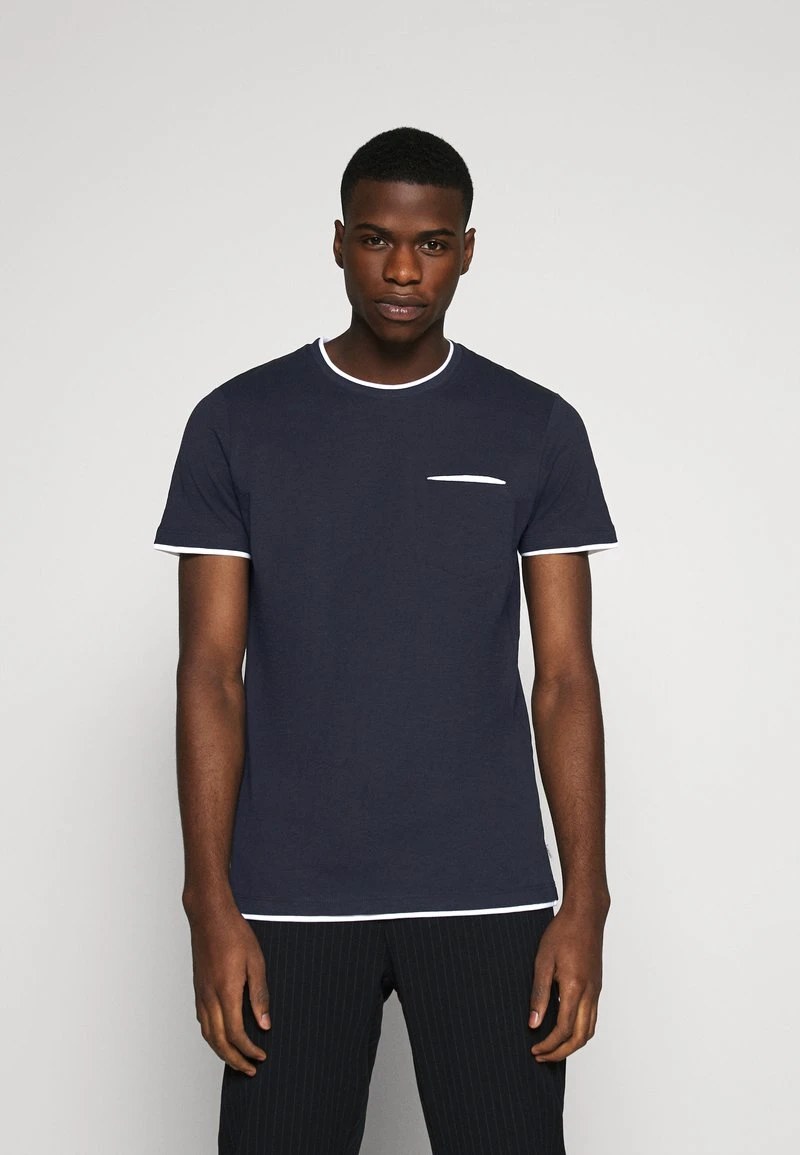 Esprit Herren T-Shirt Basic - Navy 3 Esprit Herren T-Shirt Basic - Navy