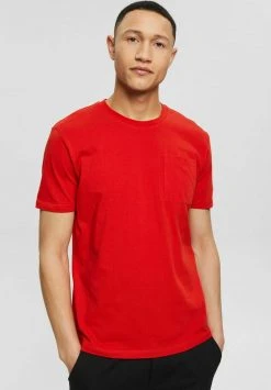 Esprit Herren T-Shirt Basic - Red Orange