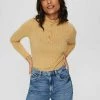 Esprit Damen Langarmshirt - Khaki Beige -Esprit Verkäufe 2024 1048f936c4cc45e8a5e6e5a7081f8dac