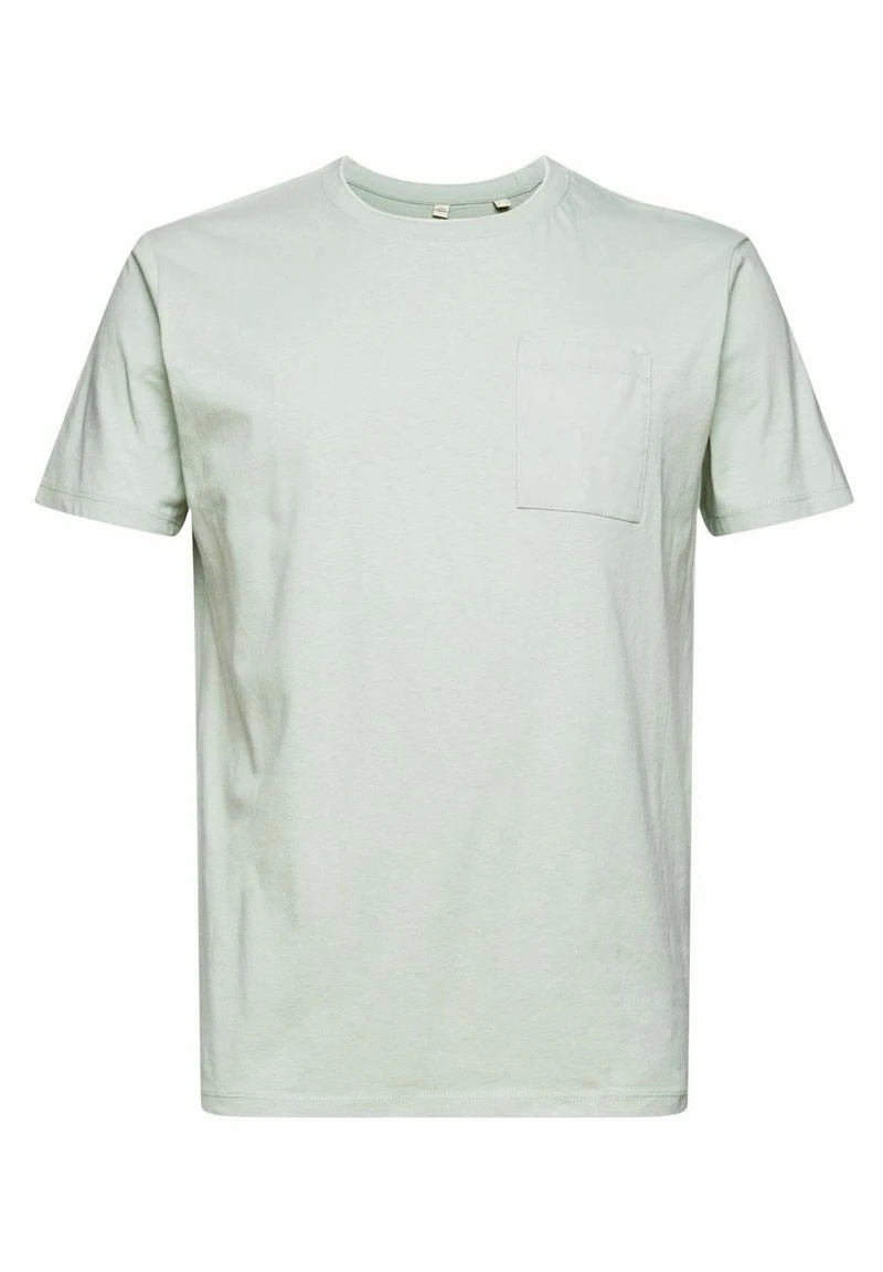 Esprit Herren MIT BRUSTTASCHE - T-Shirt Basic - Khaki Green 11 Esprit Herren MIT BRUSTTASCHE - T-Shirt Basic - Khaki Green – Bild 9