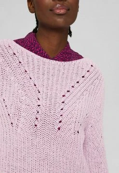 Esprit Damen Strickpullover - Pink -Esprit Verkäufe 2024 1107bc8f8d354c55918ff0b7dd051911