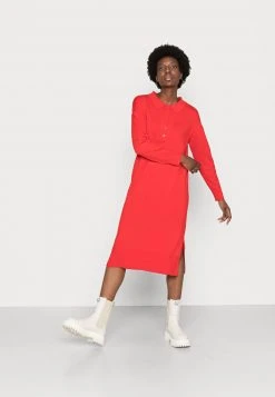 Esprit Damen DRESSES FLAT - Strickkleid - Orange Red