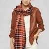 Esprit Damen 091EA1Q304 - Schal - Terracotta