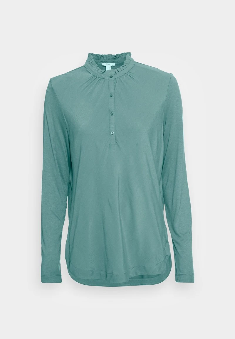 Esprit Damen SCHLUSE - Bluse - Teal Blue 6 Esprit Damen SCHLUSE - Bluse - Teal Blue – Bild 4