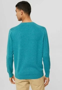 Esprit Herren RUNDHALS - Strickpullover - Turquoise -Esprit Verkäufe 2024 11b21862ff8a45d083660c6d4a70d67e