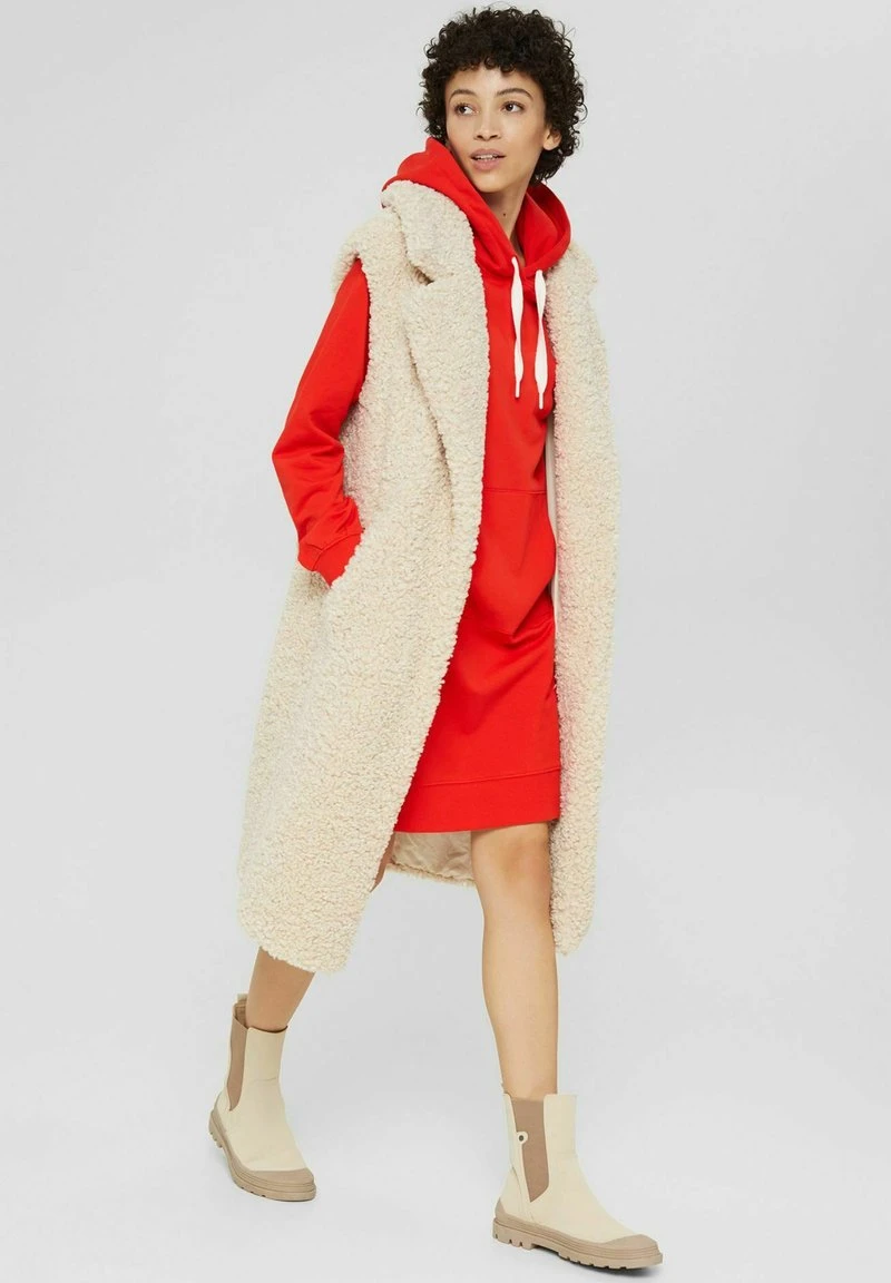 Esprit Damen Freizeitkleid - Orange Red 4 Esprit Damen Freizeitkleid - Orange Red – Bild 2