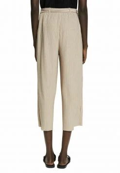 Esprit Damen WIDE-LEG MIT CRINKLE-EFFEKT - Stoffhose - Light Taupe -Esprit Verkäufe 2024 127506b94d3647baab3c1680afbba8c1