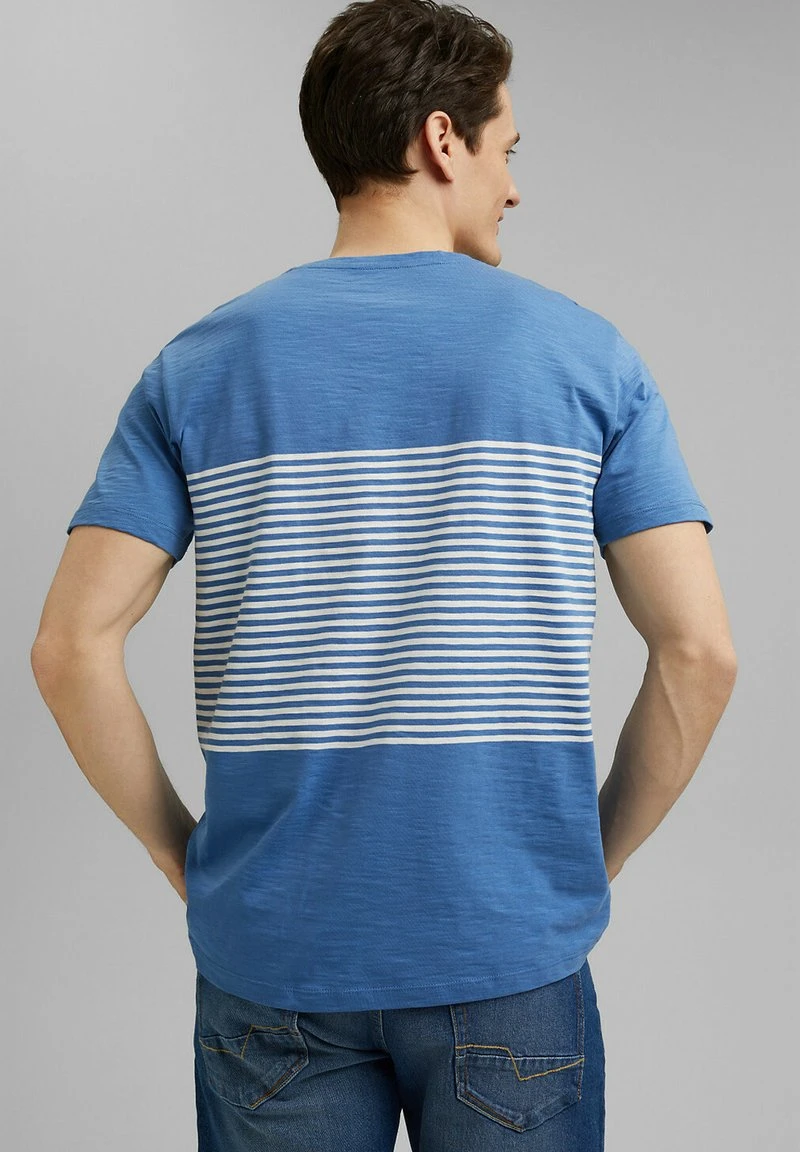 Esprit Herren T-Shirt Print - Blue 4 Esprit Herren T-Shirt Print - Blue – Bild 2