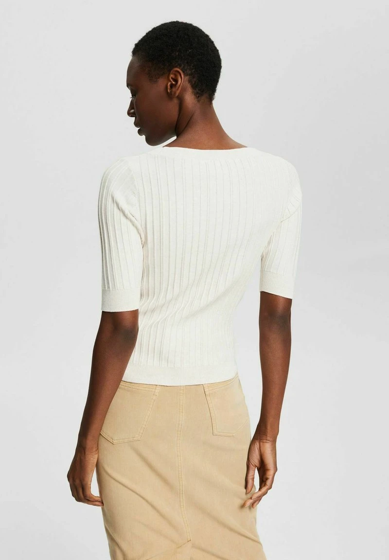 Esprit Damen T-Shirt Basic - Sand 5 Esprit Damen T-Shirt Basic - Sand – Bild 3