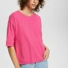 Esprit OVERSIZE MIT 3/4 ÄRMELN - T-Shirt Basic - Pink Fuchsia | Damen -Esprit Verkäufe 2024 133730e08d8c4c00bbf0f46b5dcea14f