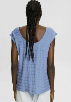 Esprit Damen MIT STRUKTURS - T-Shirt Print - Light Blue Lavender -Esprit Verkäufe 2024 135cbf29302d406bb7606428d6e1f33b