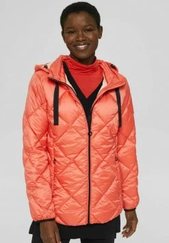 Esprit Damen MIT VARIABLER KAPUZE - Winterjacke - Coral