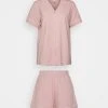 Esprit Damen BEAUTIFUL BASICS SHORTSLEEVE SHORTS - Pyjama - Old Pink