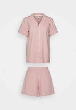 Esprit Damen BEAUTIFUL BASICS SHORTSLEEVE SHORTS - Pyjama - Old Pink