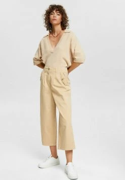 Esprit Damen CULOTTE - Stoffhose - Sand -Esprit Verkäufe 2024 13e1aac162274365b2f2d7e3f772648c