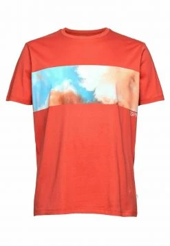 Esprit Herren AW CNECK SS - T-Shirt Print - Red Orange -Esprit Verkäufe 2024 14ec8e8461134512bb27339952fea199
